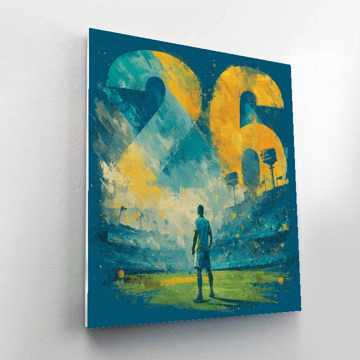 Curaçao Fifa 2026 Blue - DIY Painting By Numbers Kit
