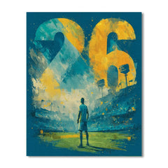 Curaçao Fifa 2026 Blue - DIY Painting By Numbers Kit