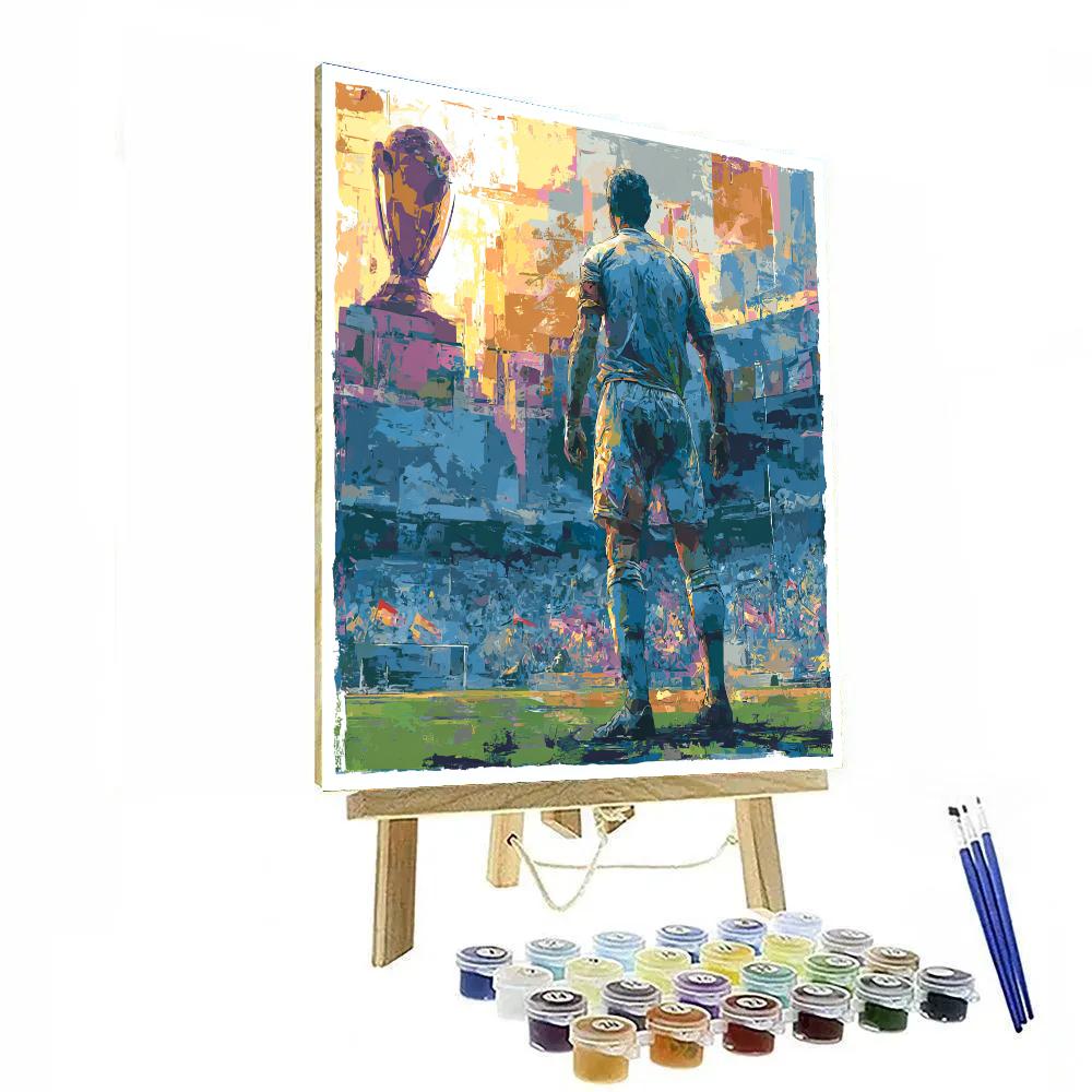 Uzbekistan Fifa 2026 Dawn - DIY Painting By Numbers Kit