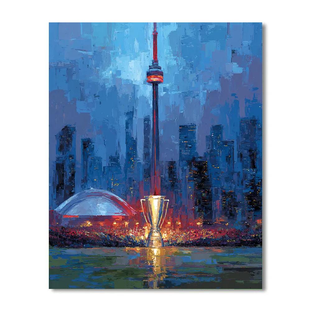 Canada Fifa 2026 Lights - DIY Painting By Numbers Kit