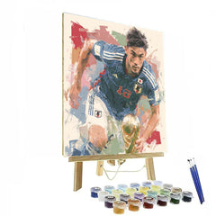 Mitoma Fifa 2026 Blue - DIY Painting By Numbers Kit