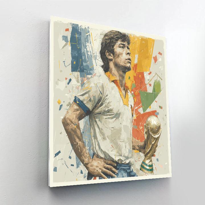 Fifa 2026 Drogba Power - DIY Painting By Numbers Kit