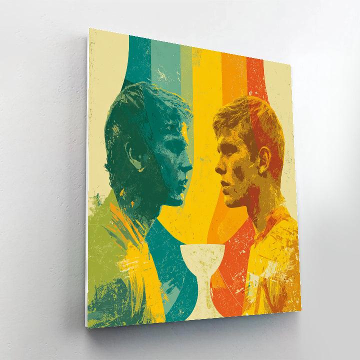 Fifa 2026 Brazil vs Morocco - DIY Painting By Numbers Kit