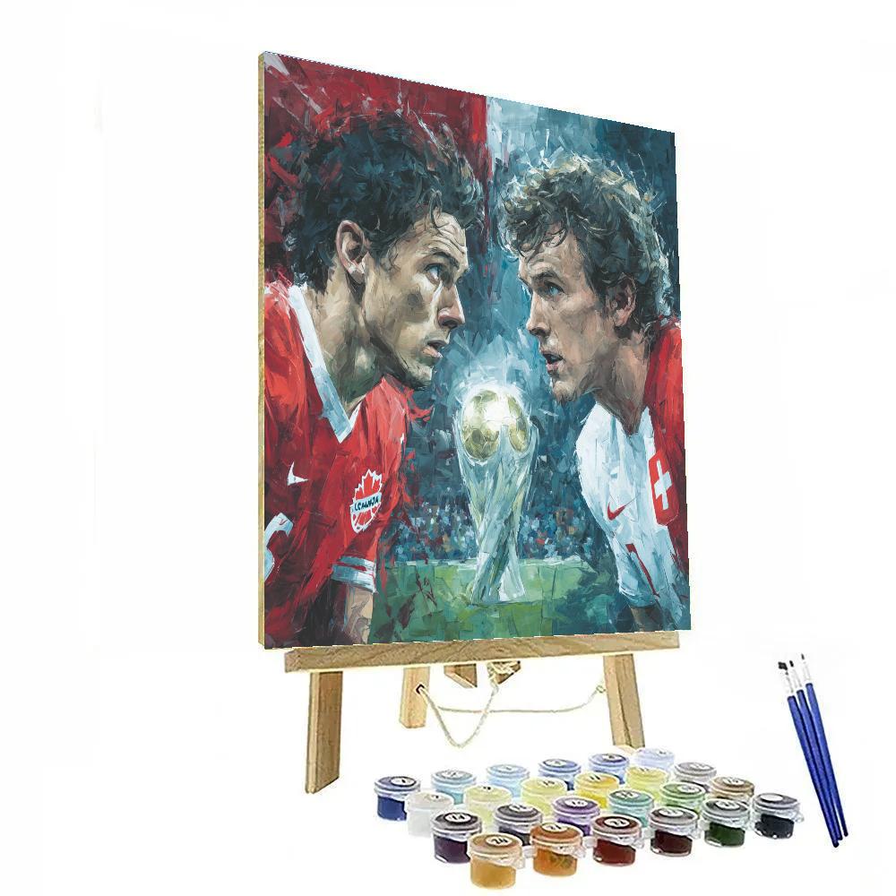 Fifa 2026 Canada vs Switzerland - DIY Painting By Numbers Kit