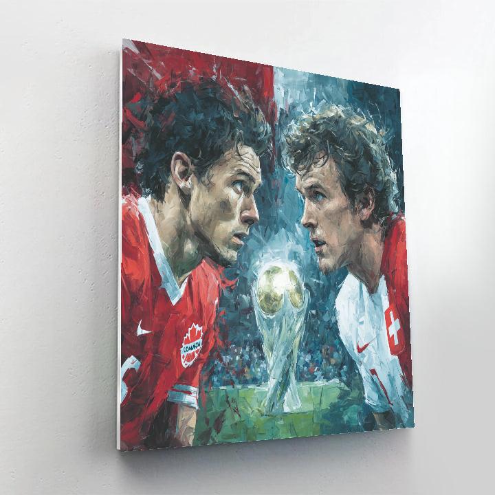 Fifa 2026 Canada vs Switzerland - DIY Painting By Numbers Kit