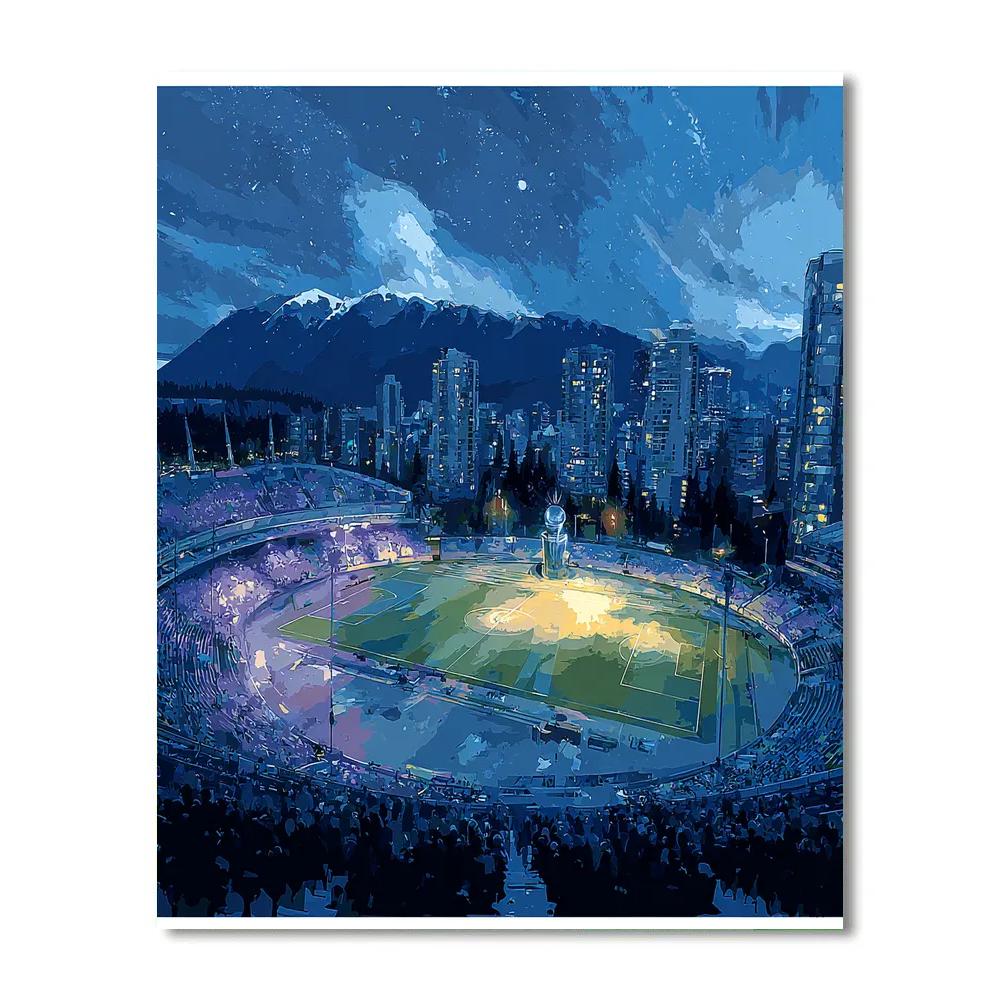 Vancouver Fifa 2026 Blue - DIY Painting By Numbers Kit