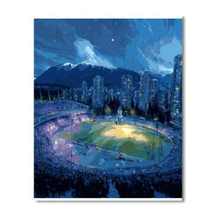 Vancouver Fifa 2026 Blue - DIY Painting By Numbers Kit