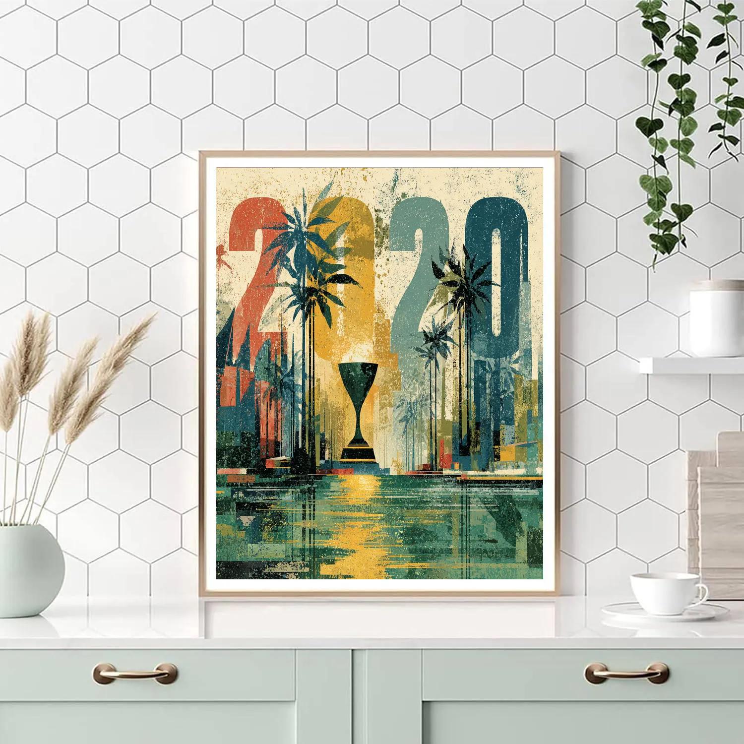 Miami Fifa 2026 Reflection - DIY Painting By Numbers Kit
