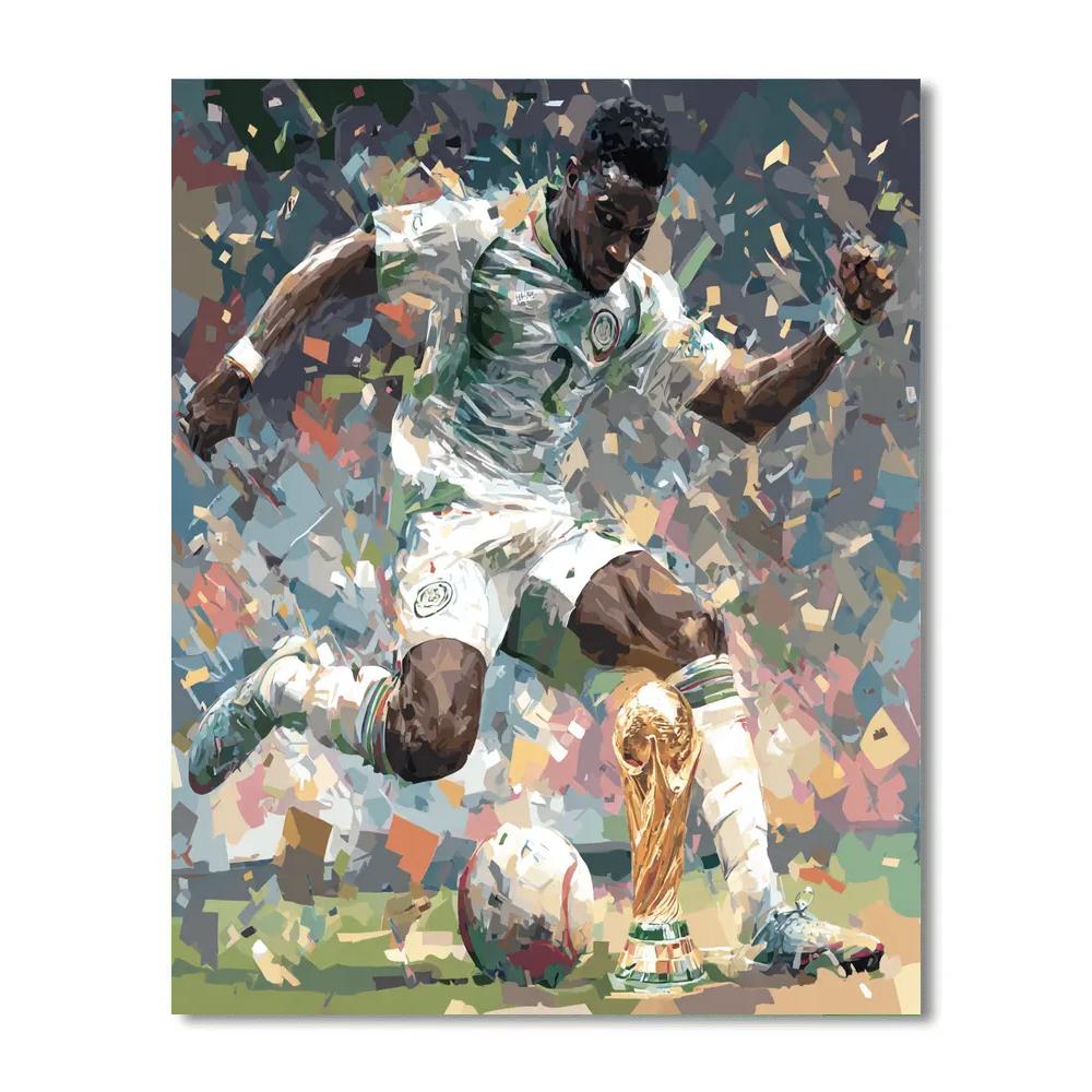 Fifa 2026 Okocha Magic - DIY Painting By Numbers Kit
