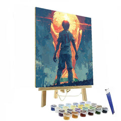 Japan Fifa 2026 Dawn - DIY Painting By Numbers Kit