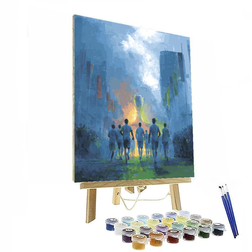 Uzbekistan Fifa 2026 Dawn - DIY Painting By Numbers Kit