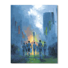 Uzbekistan Fifa 2026 Dawn - DIY Painting By Numbers Kit