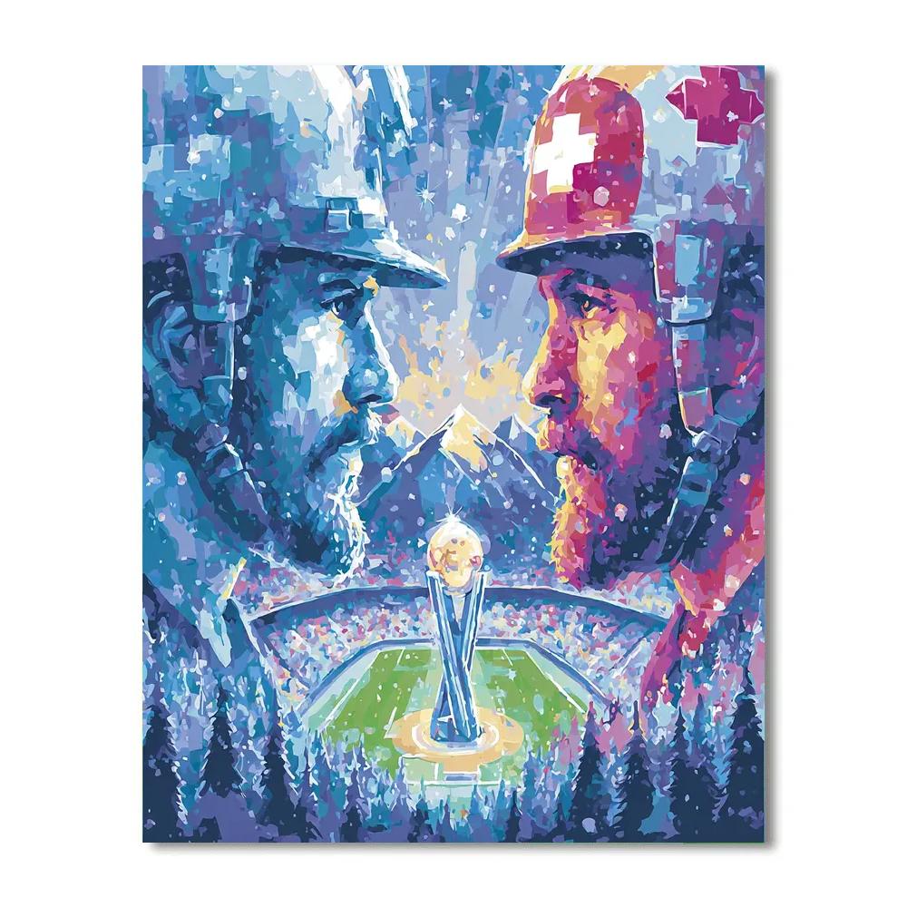 Fifa 2026 Canada vs Switzerland - DIY Painting By Numbers Kit