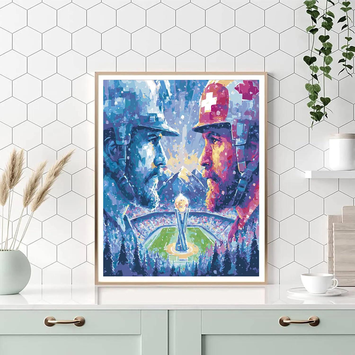 Fifa 2026 Canada vs Switzerland - DIY Painting By Numbers Kit