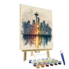 Seattle Fifa 2026 Rainlight - DIY Painting By Numbers Kit