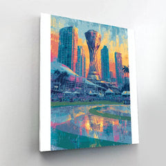 Miami Fifa 2026 Reflection - DIY Painting By Numbers Kit