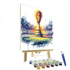 Fifa 2026 Trophy Constellation - DIY Painting By Numbers Kit