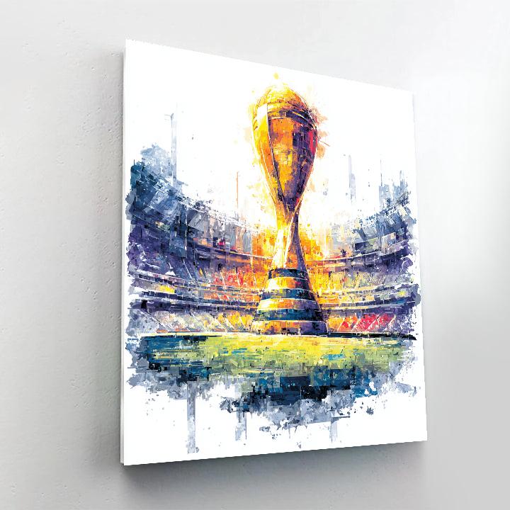 Fifa 2026 Trophy Constellation - DIY Painting By Numbers Kit