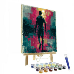 Fifa 2026 Jordan Red - DIY Painting By Numbers Kit