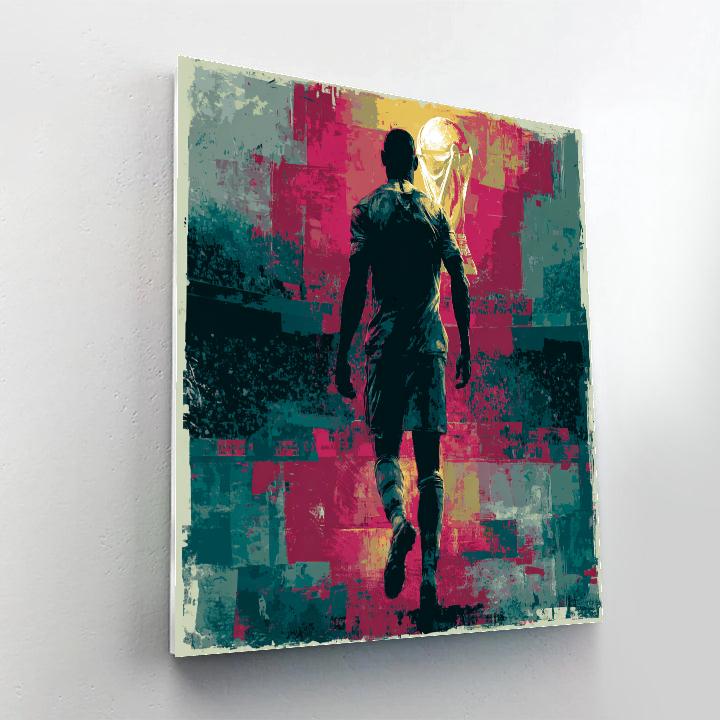 Fifa 2026 Jordan Red - DIY Painting By Numbers Kit