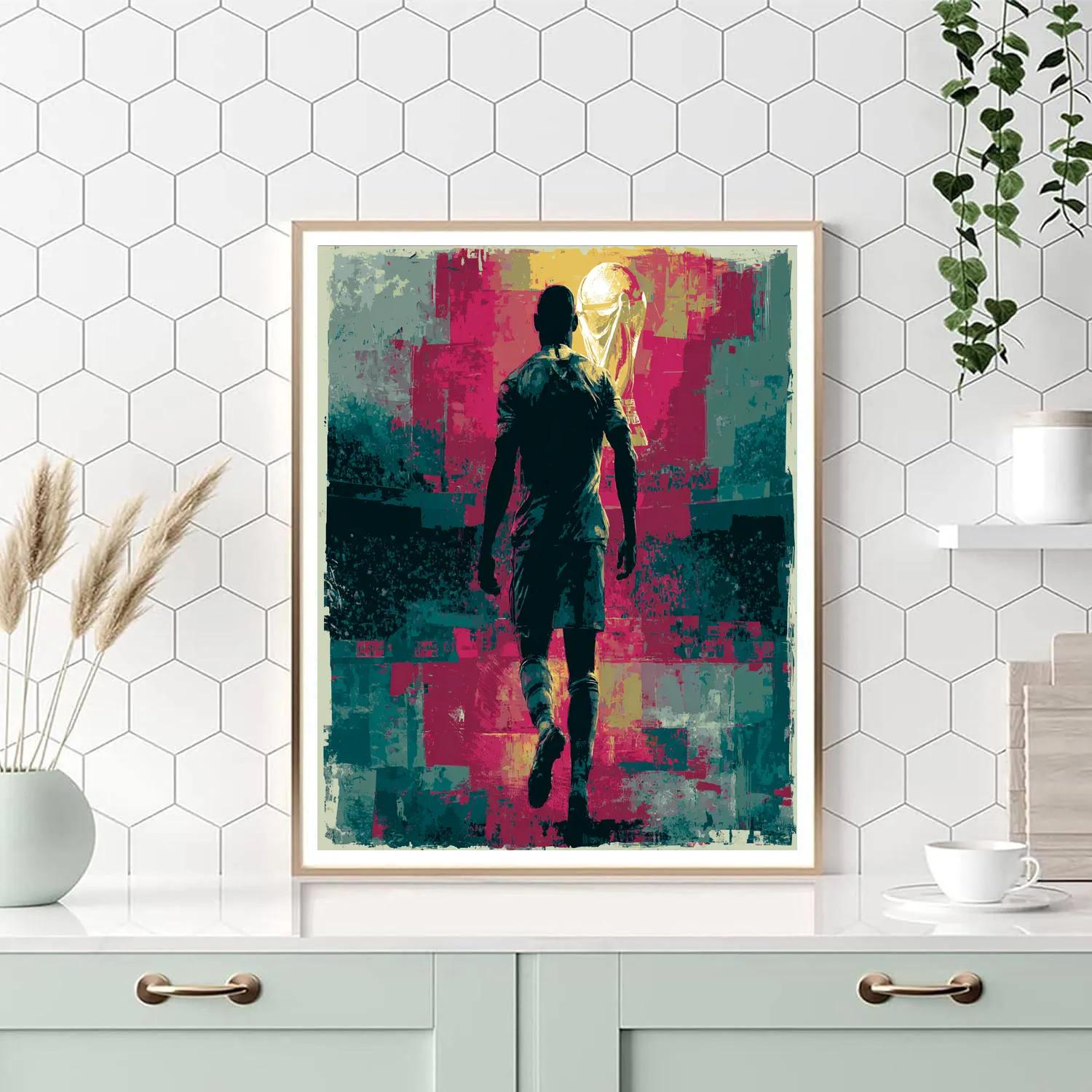 Fifa 2026 Jordan Red - DIY Painting By Numbers Kit