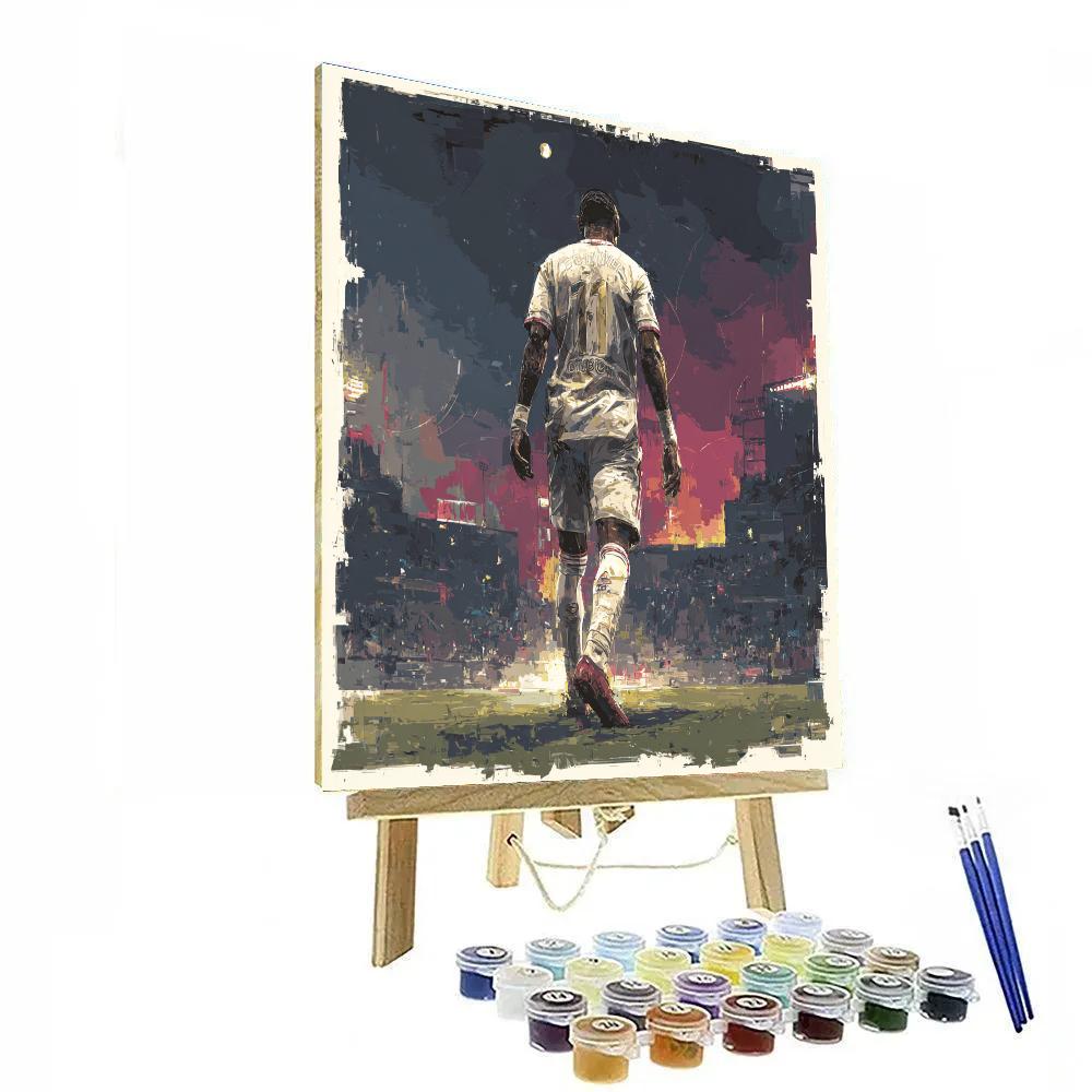 Salah Fifa 2026 Lights - DIY Painting By Numbers Kit