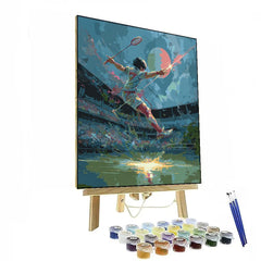 Mitoma Fifa 2026 Blue - DIY Painting By Numbers Kit