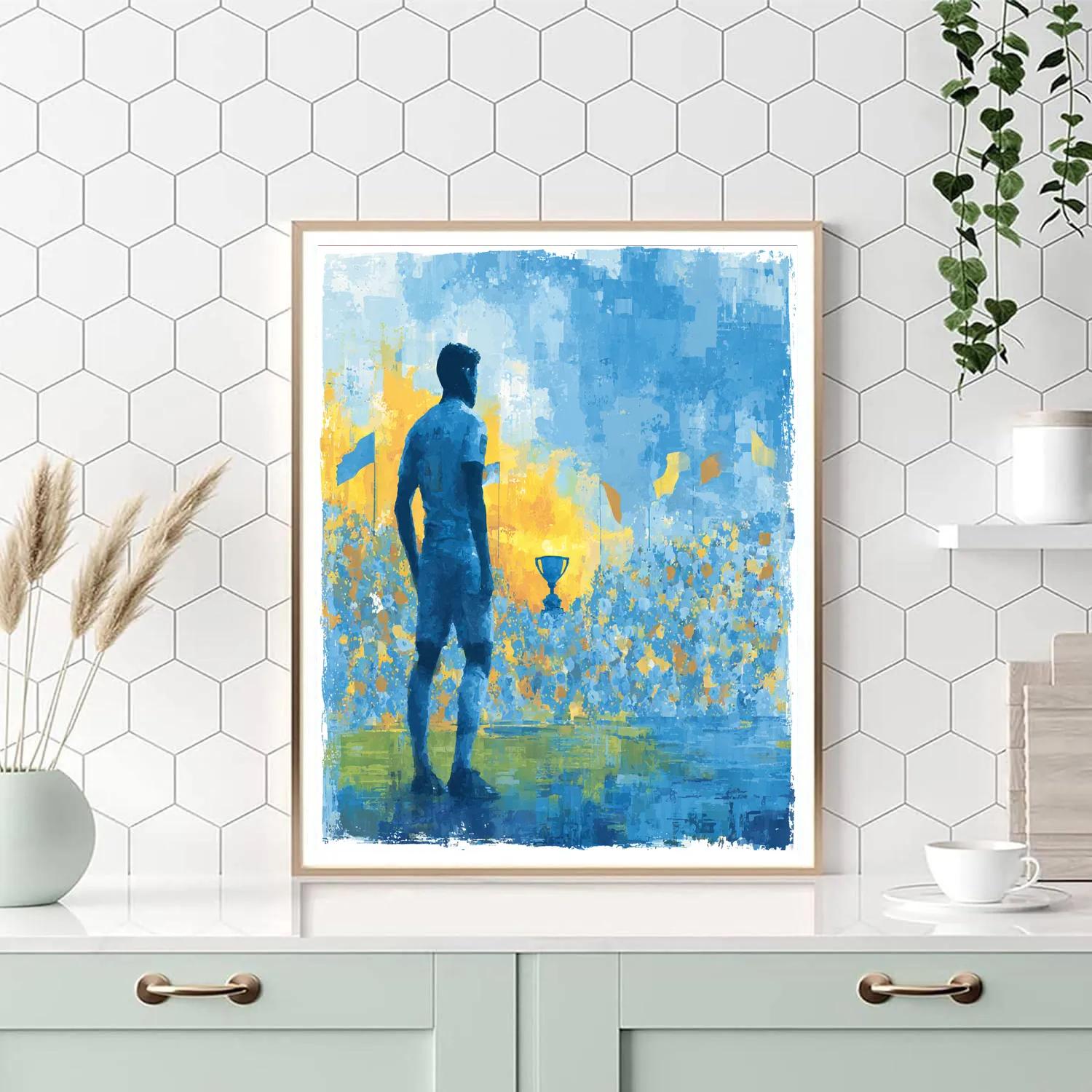 Curaçao Fifa 2026 Blue - DIY Painting By Numbers Kit