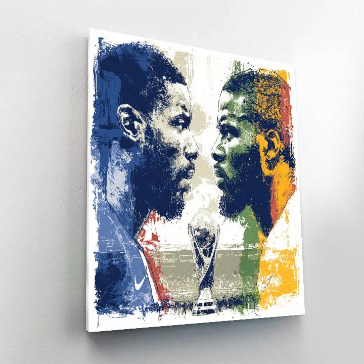 Fifa 2026 France vs Senegal - DIY Painting By Numbers Kit
