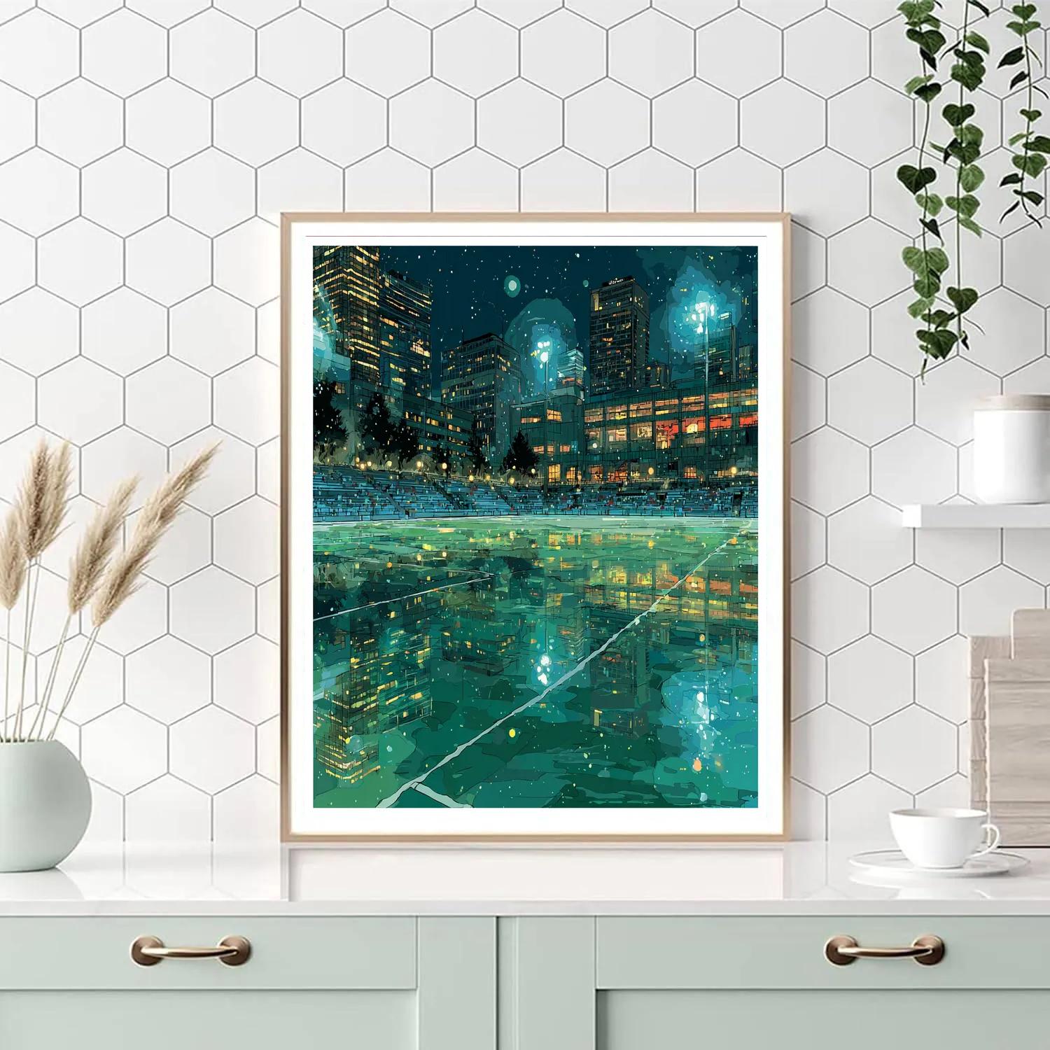 Seattle Fifa 2026 Rainlight - DIY Painting By Numbers Kit