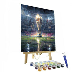 Fifa 2026 Trophy Reflections - DIY Painting By Numbers Kit