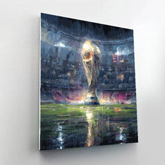 Fifa 2026 Trophy Reflections - DIY Painting By Numbers Kit