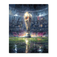 Fifa 2026 Trophy Reflections - DIY Painting By Numbers Kit