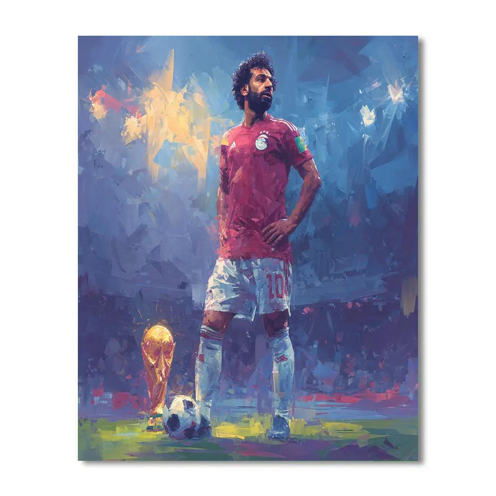 Salah Fifa 2026 Lights - DIY Painting By Numbers Kit
