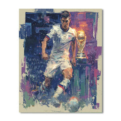Fifa 2026 Pulisic Glow - DIY Painting By Numbers Kit