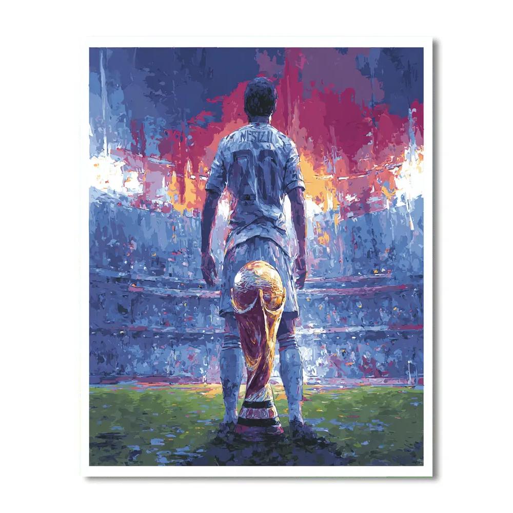 Morocco Fifa 2026 Atlas - DIY Painting By Numbers Kit