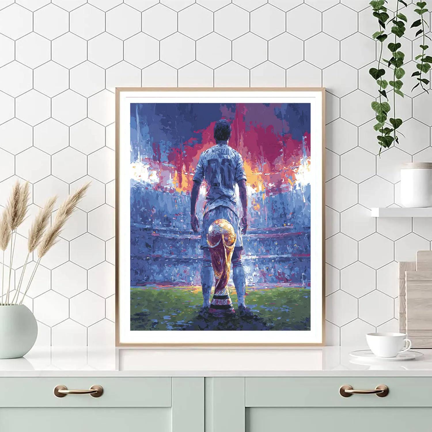 Morocco Fifa 2026 Atlas - DIY Painting By Numbers Kit
