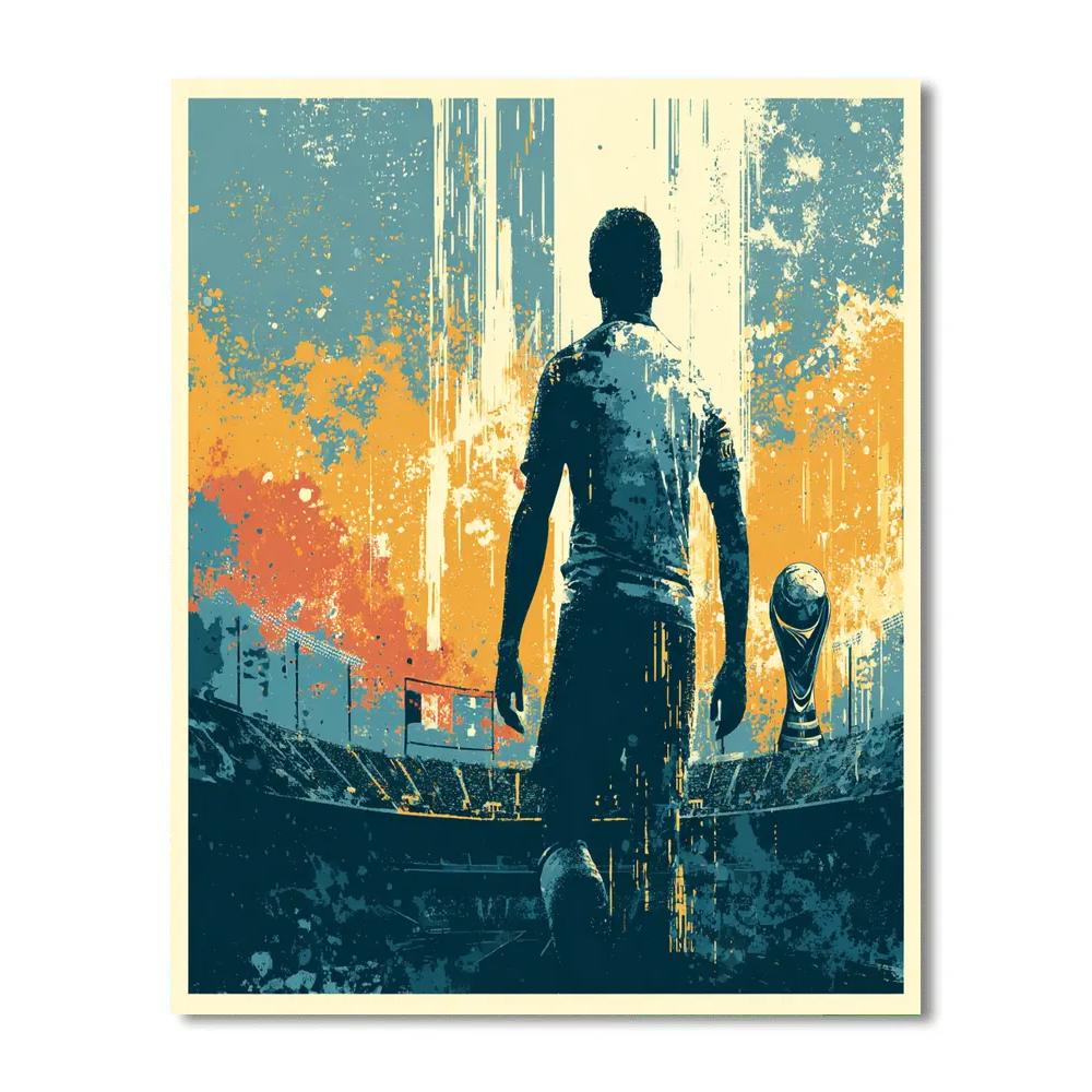 Japan Fifa 2026 Dawn - DIY Painting By Numbers Kit