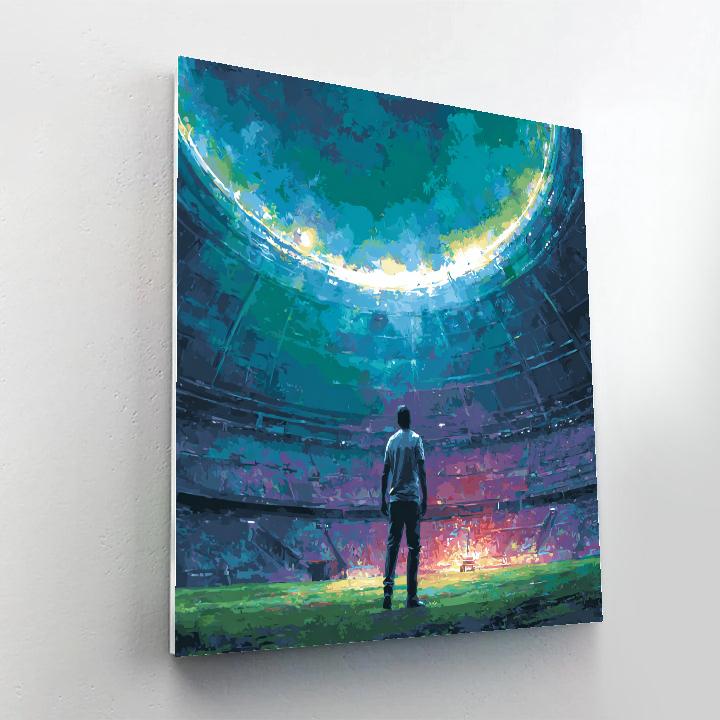 Uzbekistan Fifa 2026 Dawn - DIY Painting By Numbers Kit