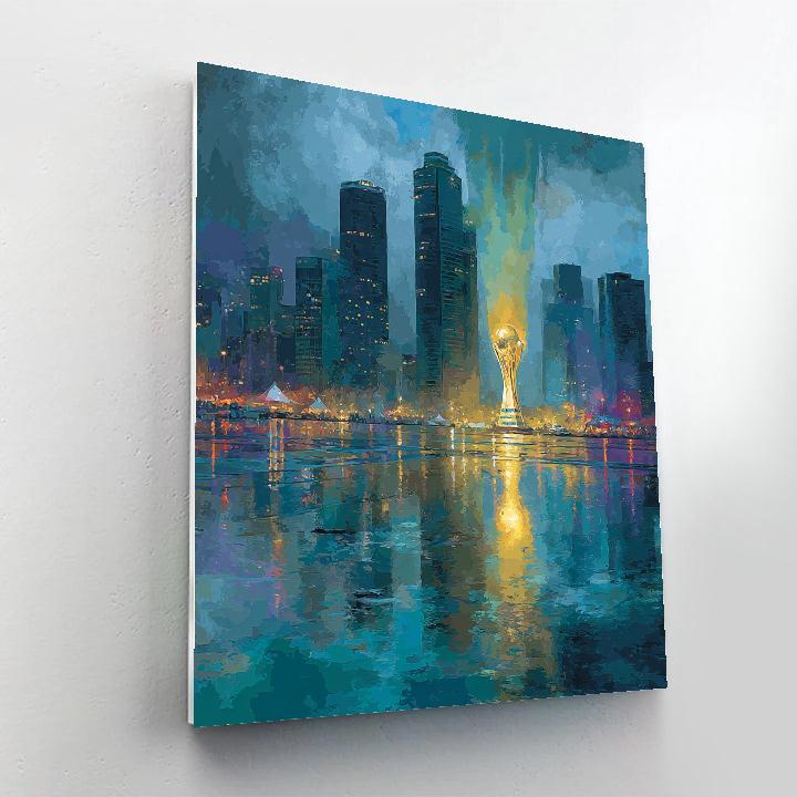 Seattle Fifa 2026 Rainlight - DIY Painting By Numbers Kit