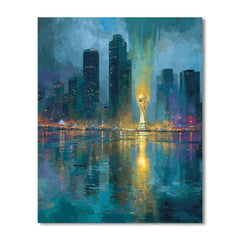 Seattle Fifa 2026 Rainlight - DIY Painting By Numbers Kit
