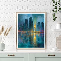 Seattle Fifa 2026 Rainlight - DIY Painting By Numbers Kit