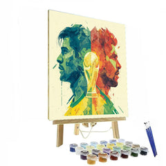 Fifa 2026 Brazil vs Morocco - DIY Painting By Numbers Kit