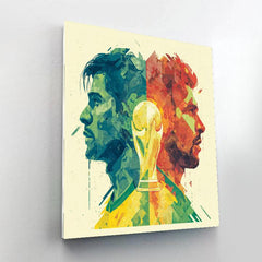 Fifa 2026 Brazil vs Morocco - DIY Painting By Numbers Kit