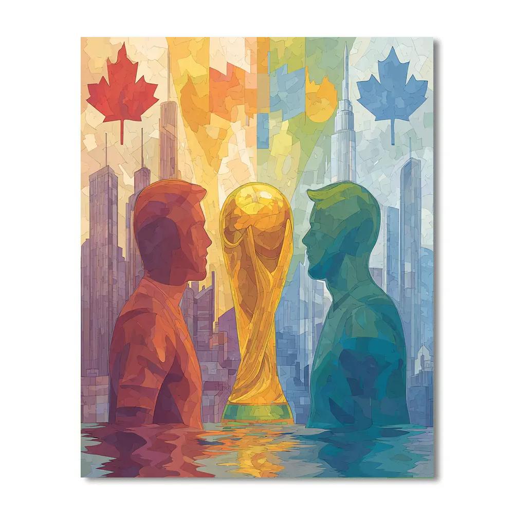 Fifa 2026 Canada vs Switzerland - DIY Painting By Numbers Kit
