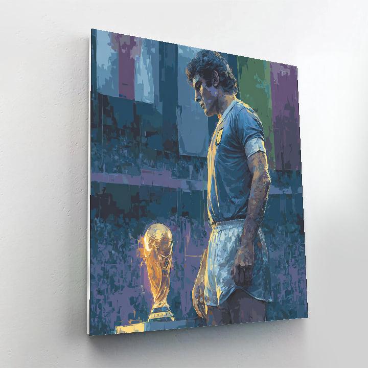 Buffon Fifa 2026 Gold - DIY Painting By Numbers Kit
