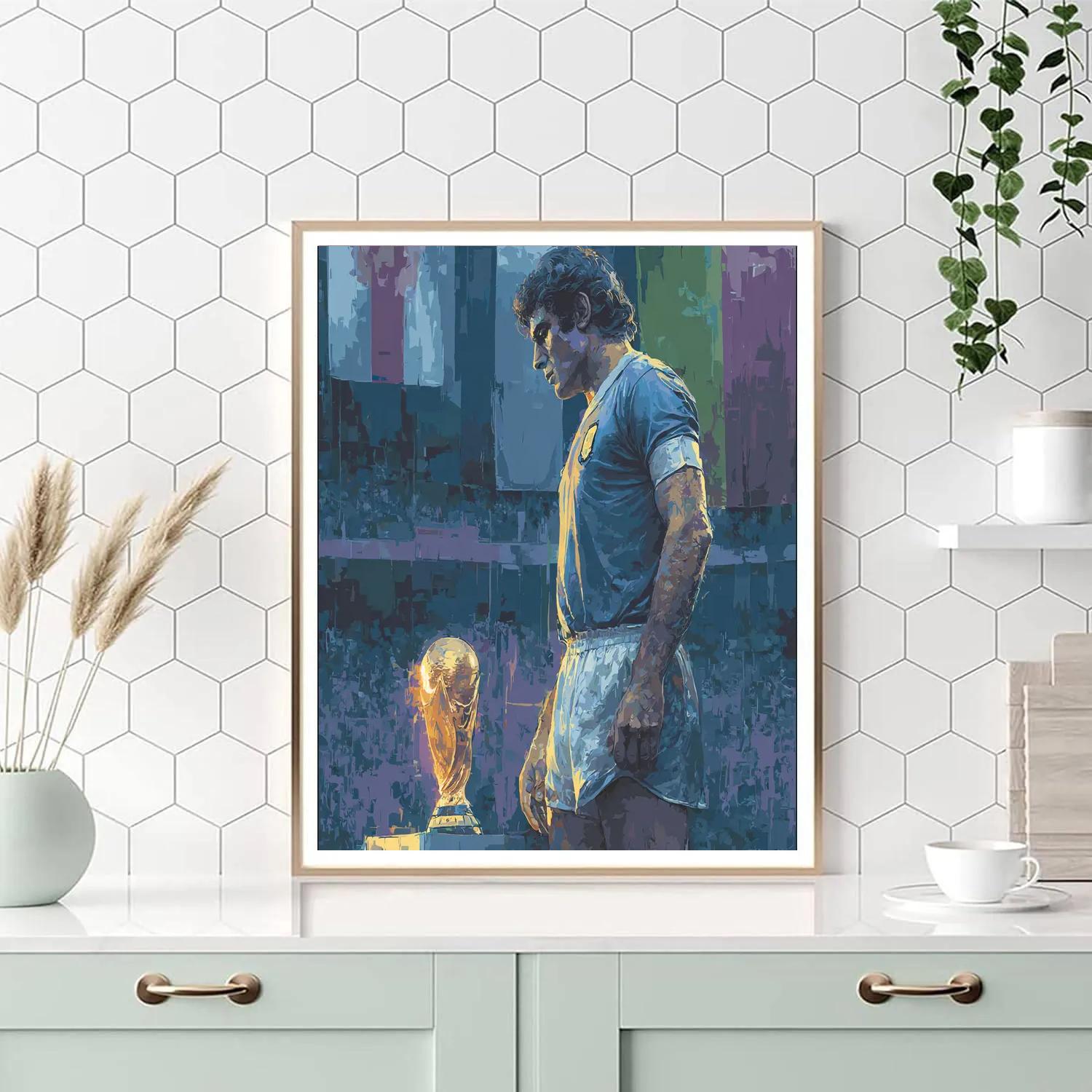 Buffon Fifa 2026 Gold - DIY Painting By Numbers Kit