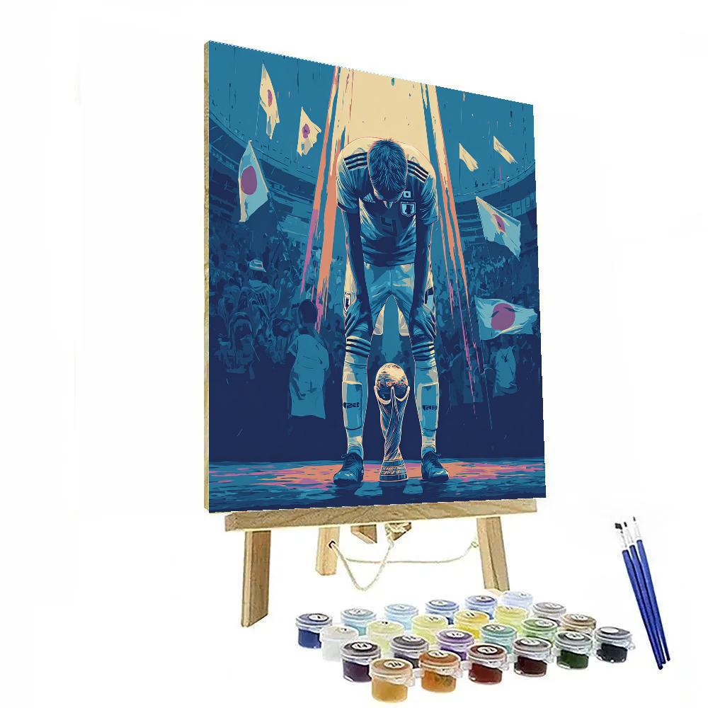 Japan Fifa 2026 Dawn - DIY Painting By Numbers Kit