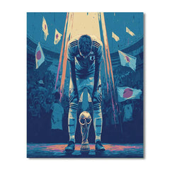 Japan Fifa 2026 Dawn - DIY Painting By Numbers Kit