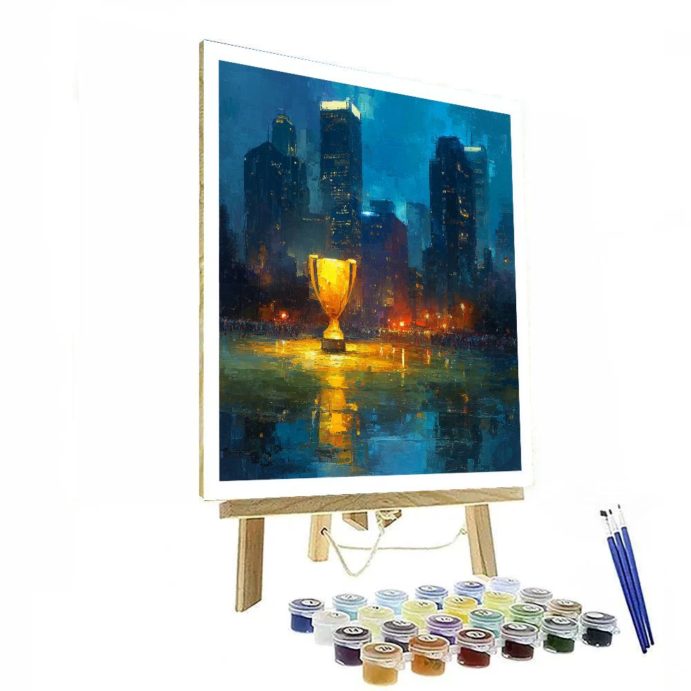 Seattle Fifa 2026 Rainlight - DIY Painting By Numbers Kit